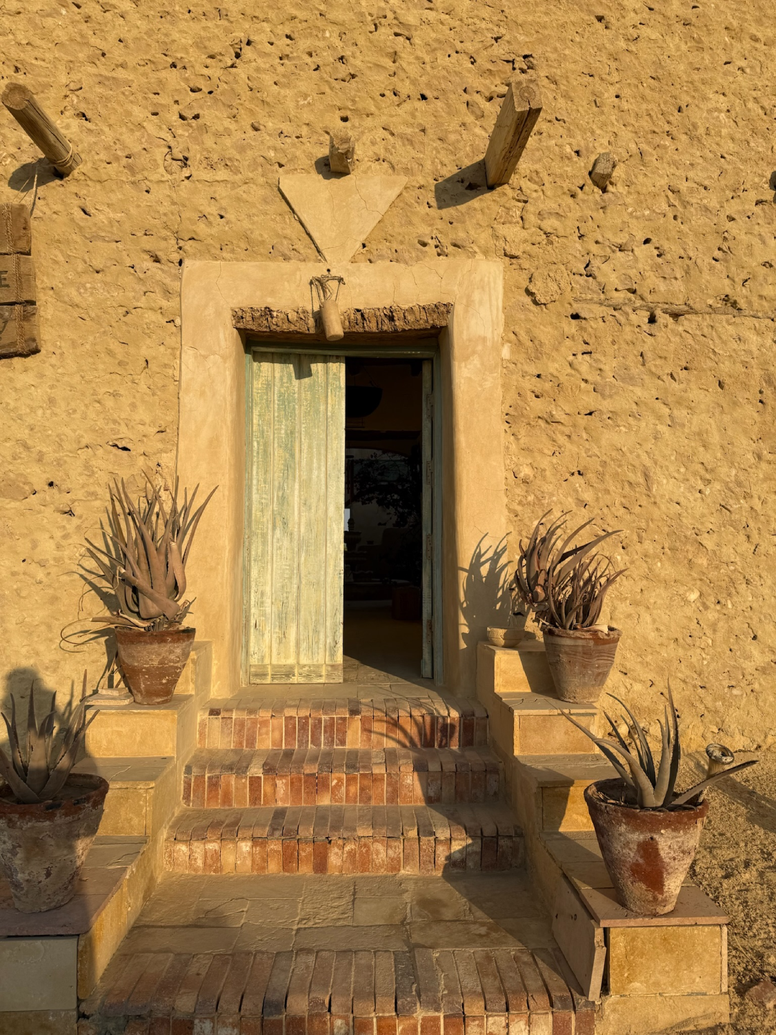 Traditional entrance to the house